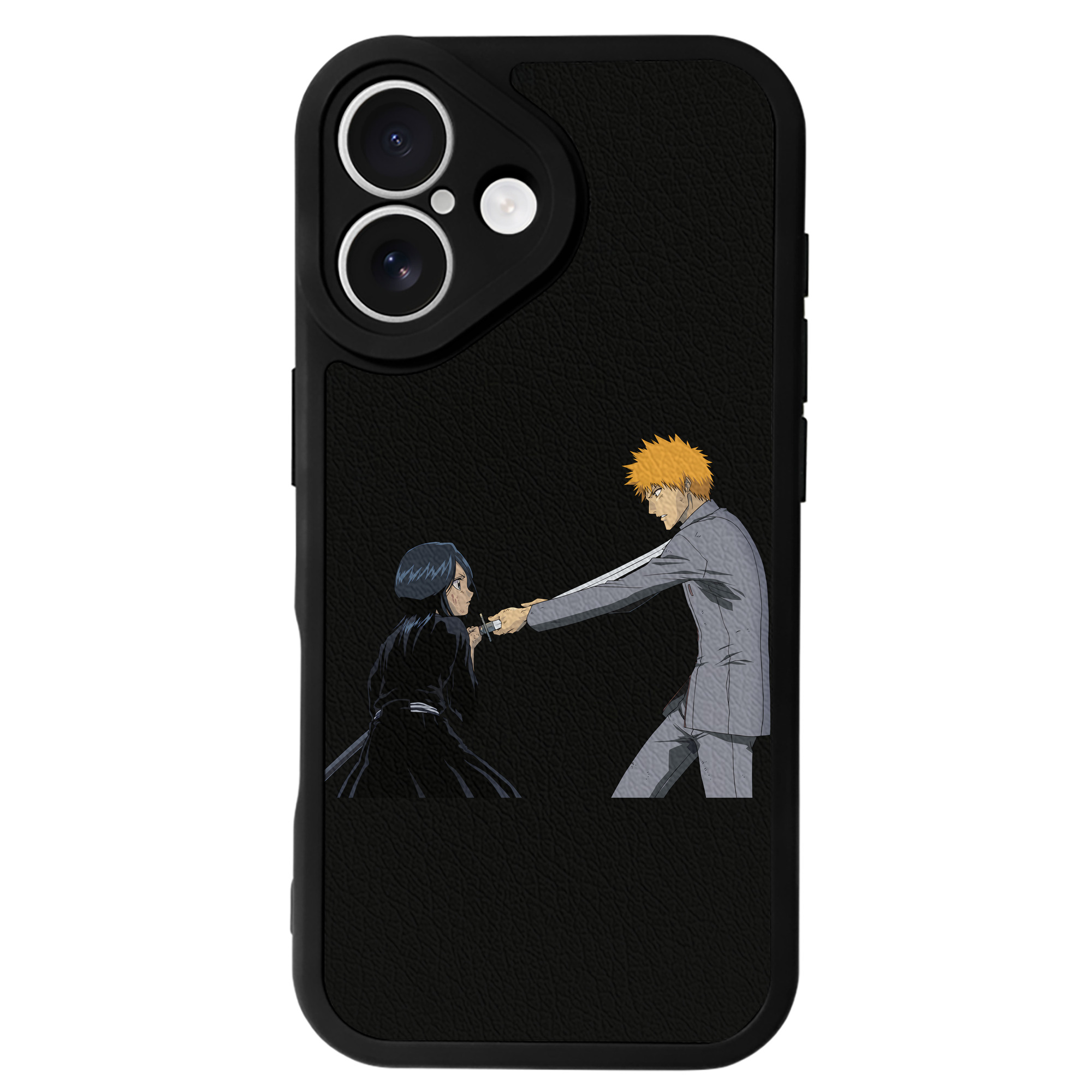 （画像用） ブリーチ 朽木ルキア BLEACH Kuchiki Rukia 【iPhone 16シリーズ対応】シリコンスマホケース（レザー調） 材質：シリコン